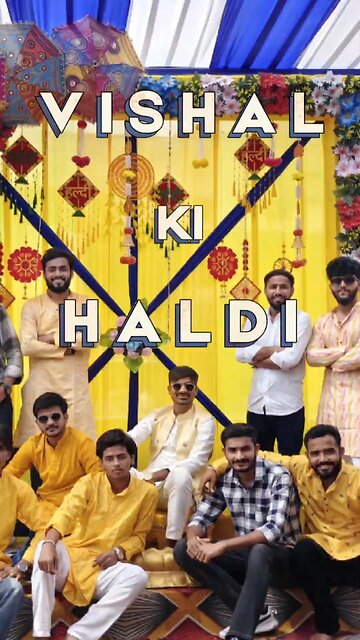 Haldi like never before ❤️‍🔥||