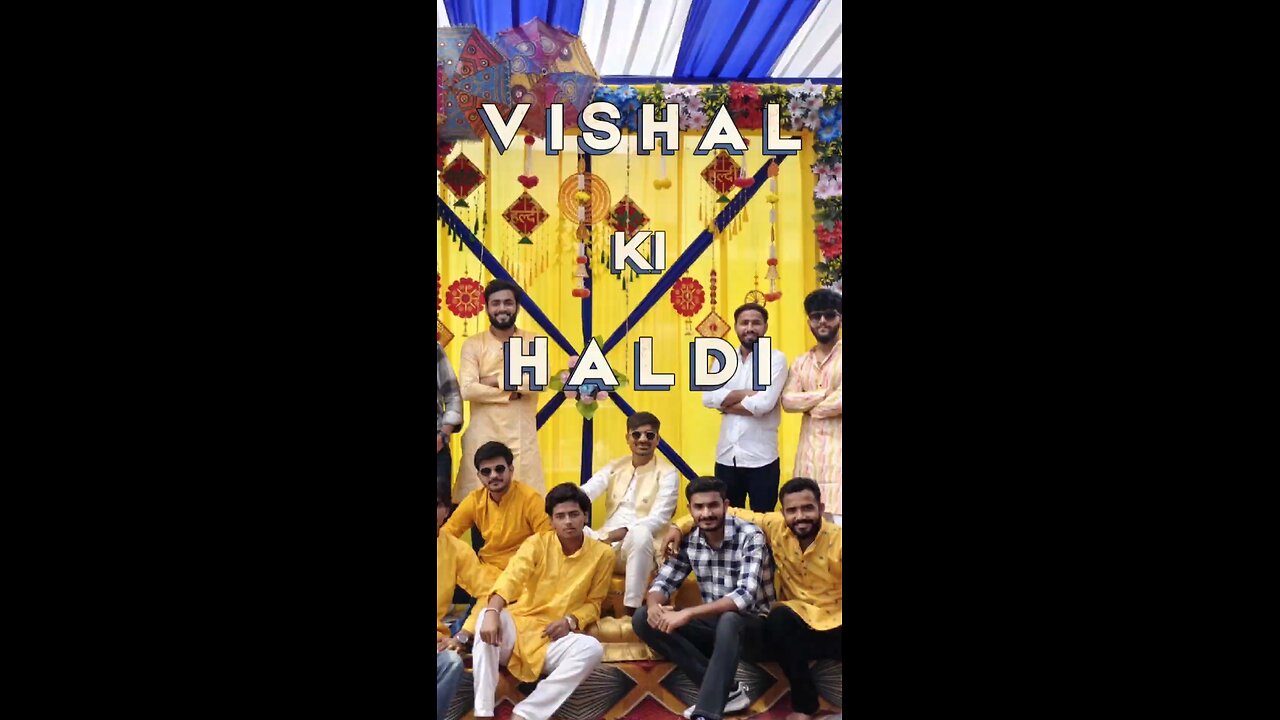 Haldi like never before ❤️🔥||