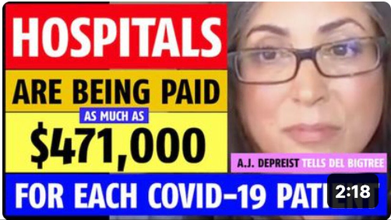 "Hospitals Receive Up to $471,000 per COVID Patient"