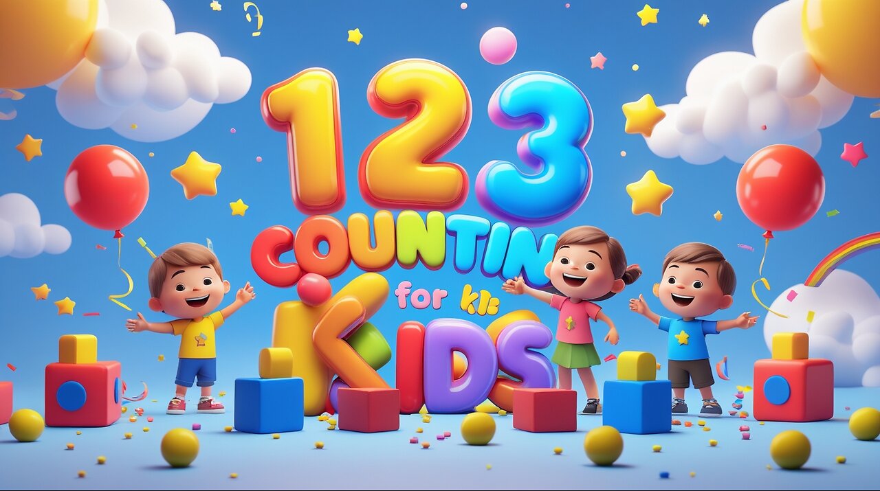 123 Counting Song for Kids | Learn Numbers with Fun Rhymes