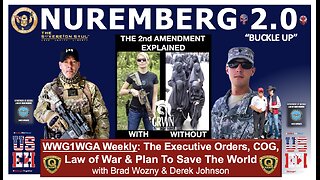 WWG1WGA Buckle Up! Nuremberg 2.0, Pres. Trump on 2A, UN Tanks in Canada, [DS] Chem Trails & More