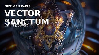 VECTOR SANCTUM — clean lines, calm power.