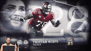 CHANNELADRIANTV Reacts | 28: Tristan Wirfs (OT, Buccaneers) | Top 100 Players of 2025