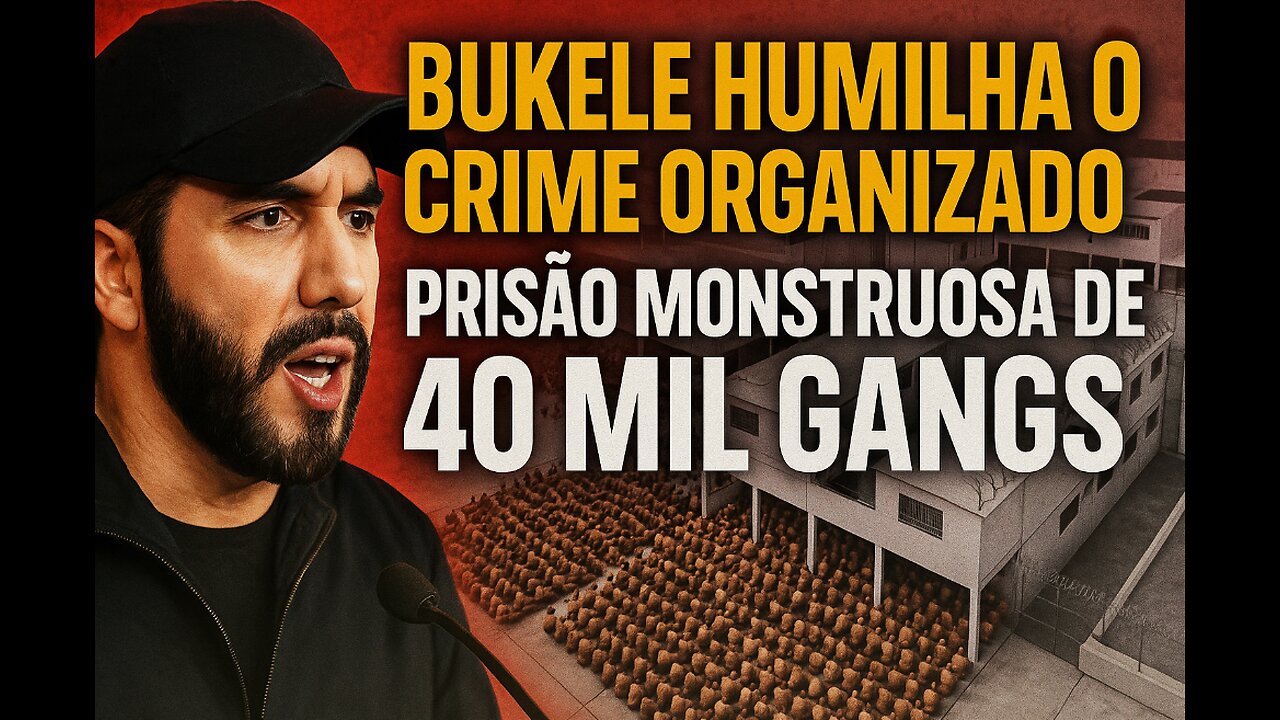 BUKELE HUMILHA O CRIME ORGANIZADO
