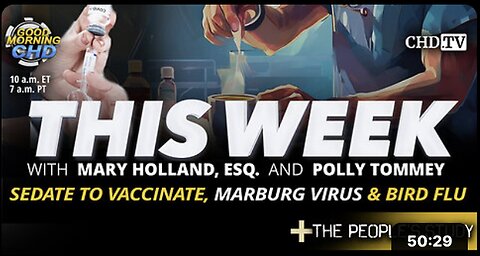 "Sedation for Vaccination: Addressing Marburg Virus and Bird Flu"