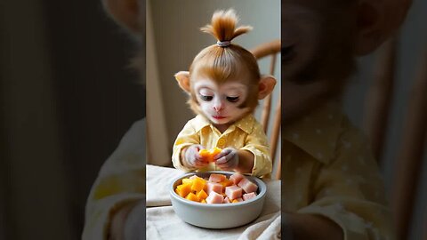 Too cute! This monkey’s actions are heart-melting! 🐒