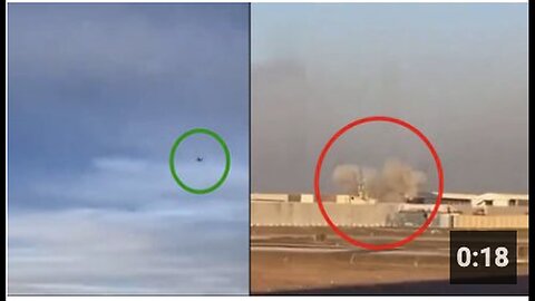 "Iranian Shahed-101 Drone Strikes American Base near Erbil, Iraqi Kurdistan"