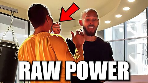 Andrew Tate UNLEASHES His OLD SCHOOL Boxing Tricks on His Cousin!