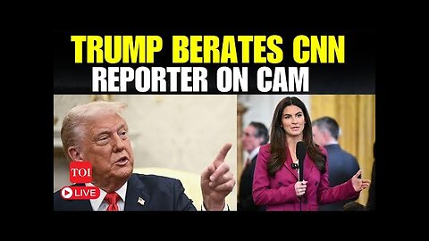 "Trump Slams CNN: Calls Out 'Low Rated Anchor' in Fiery Live Rant"