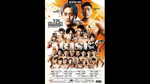 RISE 190 - Jul 25 2025 - Korakuen Hall, Tokyo
