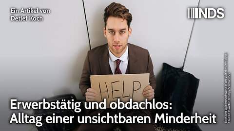 Erwerbstätig und obdachlos: Alltag einer unsichtbaren Minderheit | Detlef Koch | NDS-Podcast