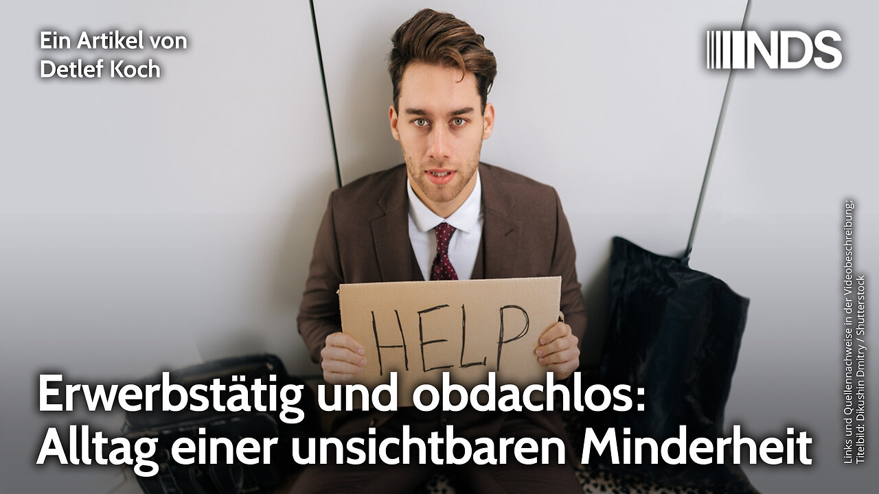 Erwerbstätig und obdachlos: Alltag einer unsichtbaren Minderheit | Detlef Koch | NDS-Podcast