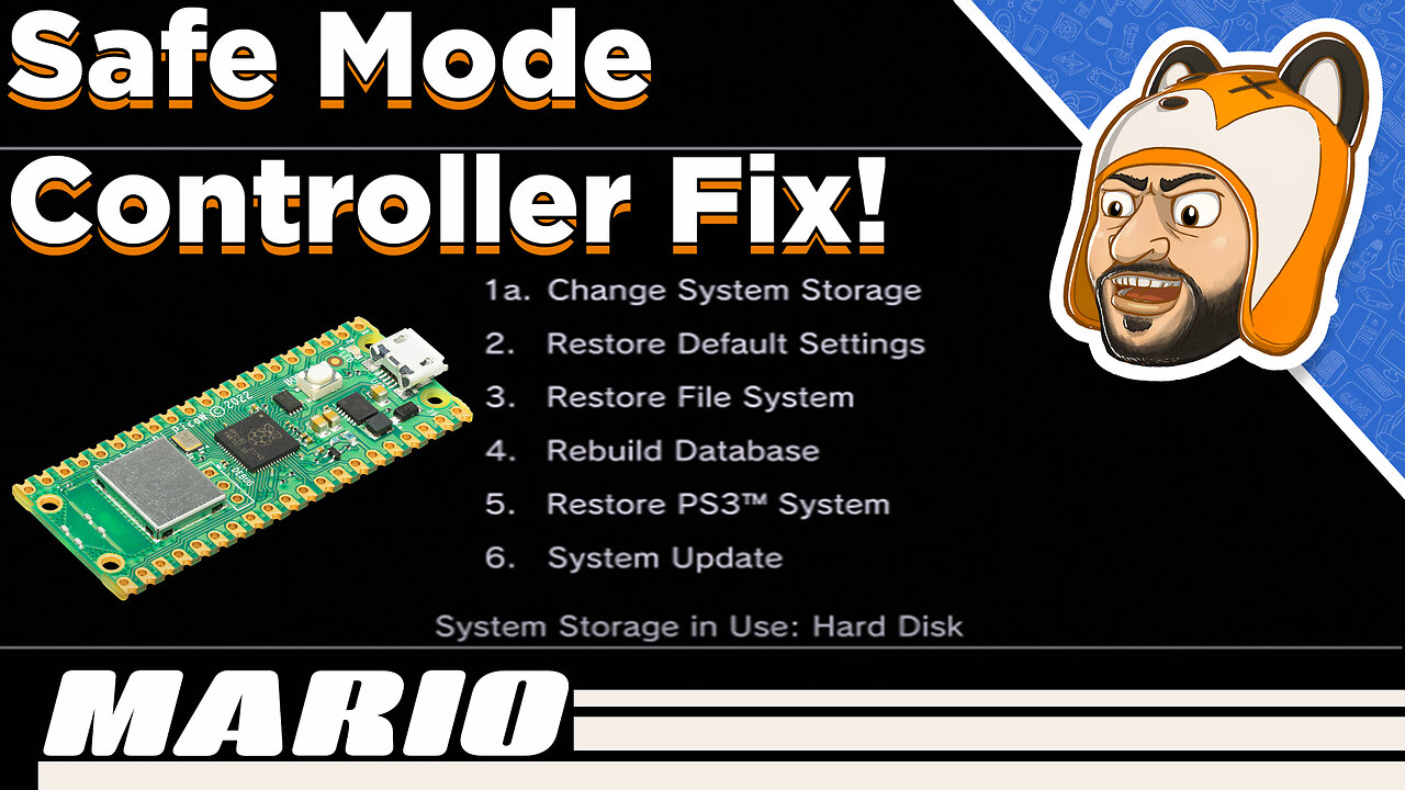 Use Safe Mode on the PS3 Without an Original Controller!