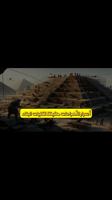 أسرار الأهرامات: حقيقة تقنيات البناء #أهرامات #مصر #تاريخ