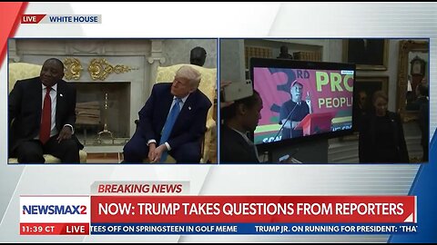 Trump plays clip of S. African politician making racist comments in front of president