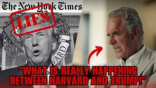 'It's So Sickening' - Jordan Peterson On The ˝War˝ Between Trump And Harvard