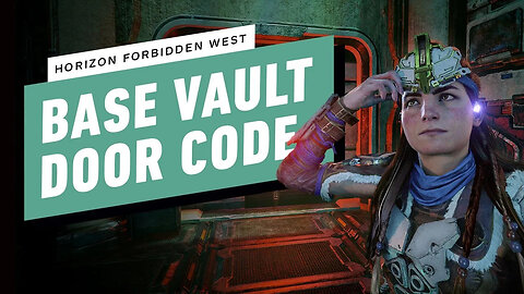Horizon Forbidden West - How to Unlock the Base Vault Door