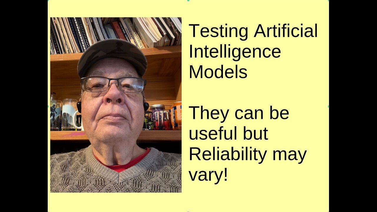 Testing AI Models -- they do have their uses but...