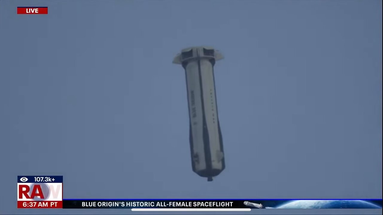 BREAKING NEWS🚨 Blue Origin Rocket Booster lands without issues.