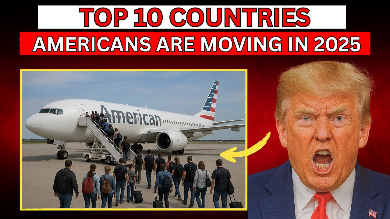Top 10 Countries Where Americans Are Moving in 2025