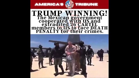 Mexico sends 26 cartel members to US