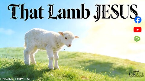 That Lamb JESUS