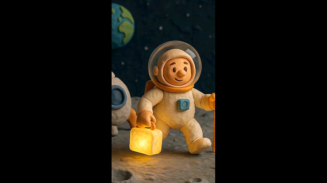 ASTRONAUT FEED COOKIES TO ALIEN