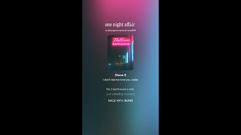 one night affair