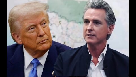 CALI Gov Gavin Newsom: TRUMP, Let's be CRYSTAL #skull CLEAR, "TOUGH GUY!" You know WTF to FIND ME!