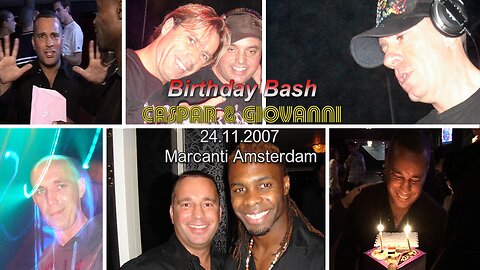 CASPAR & GIOVANNI BIRTHDAY BASH