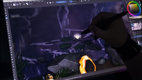 Shading A Comic Panel Part 5: The Lake (Timelapse)