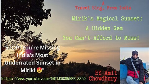 "Caught on Camera! Mirik’s Sunset is Straight Out of a Fairytale! 📸"