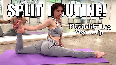 FULL SPLITS in 2 MINUTES! Daily Flexibility Stretch Routine! 