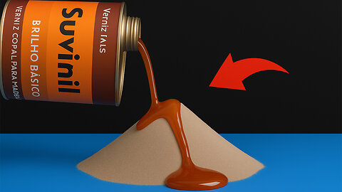 Mix VARNISH and CEMENT and what your eyes WILL SEE will leave you SHOCKED! Incredible