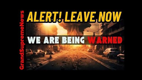 "LEAVE NOW" 🚨 SOMETHING IS VERY WRONG HERE... WE ARE BEING WARNED