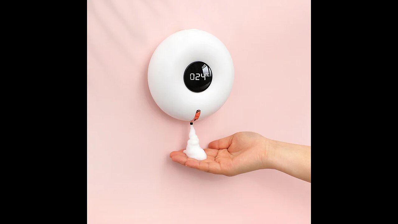 Wall-Mounted Touchless Automatic Foam Soap Dispenser, for Kitchen & Bathroom