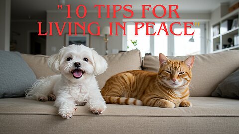 Dogs and Cats: How to Make Them Get Along in 10 Steps.