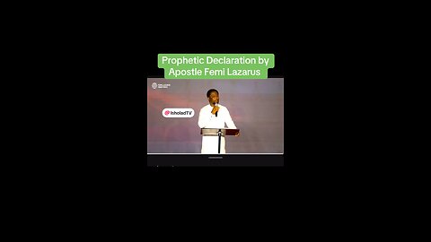 Apostle Femi Lazarus Prophetic Declaration