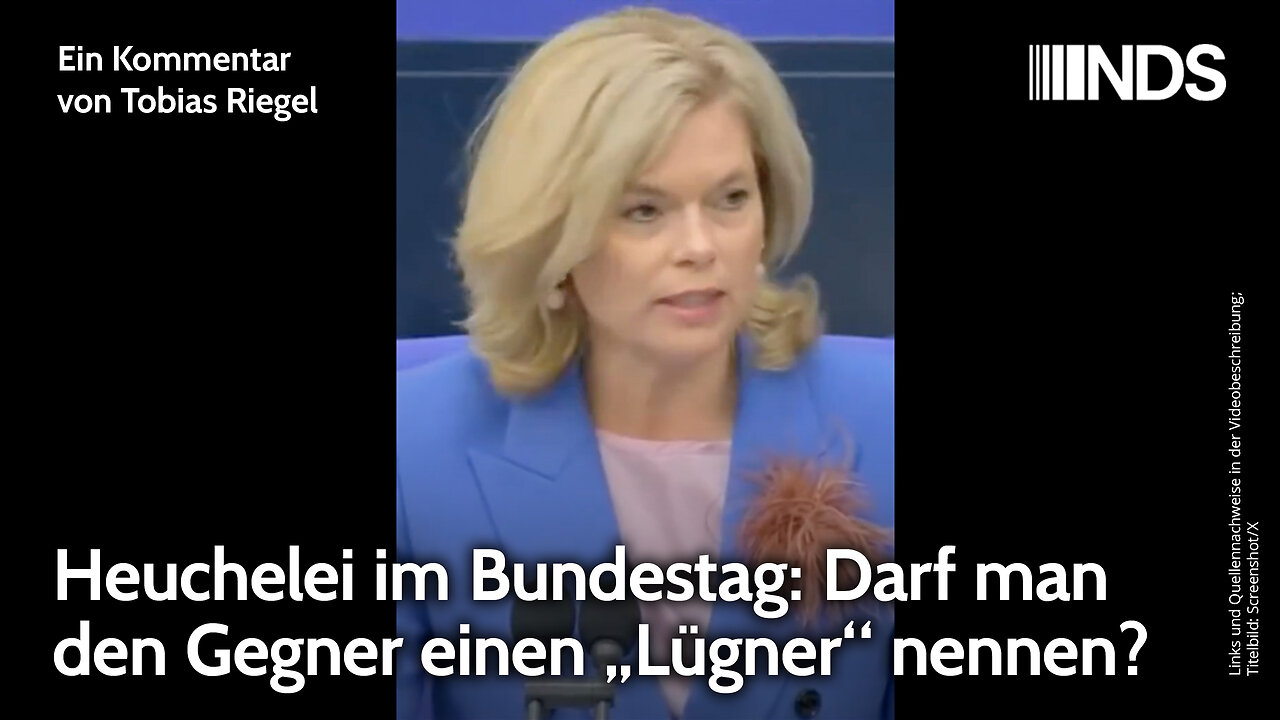 Heuchelei im Bundestag: Darf man den Gegner einen „Lügner“ nennen? | Tobias Riegel | NDS-Podcast