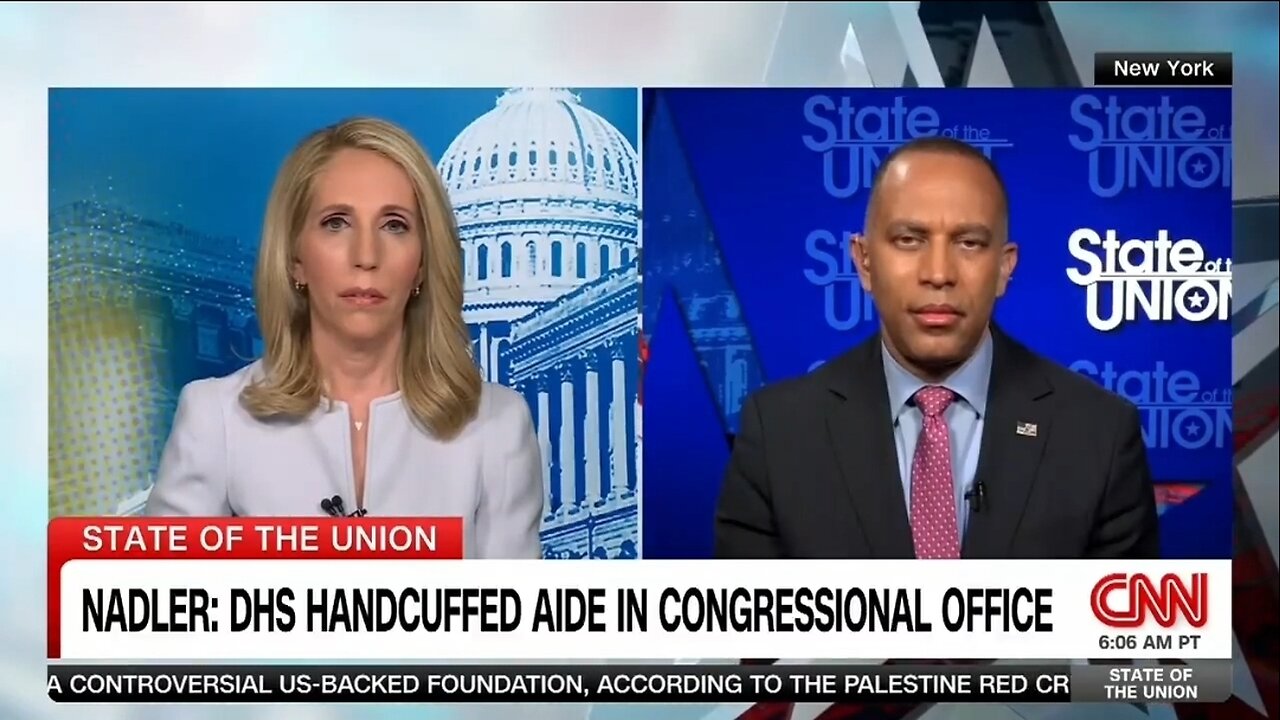 Rep Hakeem Jeffries Claims Trump Admin Is Trying To Intimidate Dems