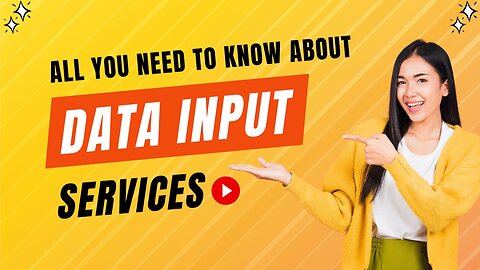 All You Need to Know About Data Input Services