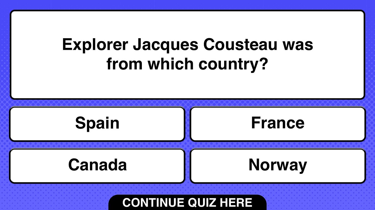 Play this quiz to see the correct answer