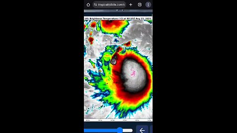 HURRICANE FORCE WINDS approaching Caribbean Leeward Islands! Where's the curve?