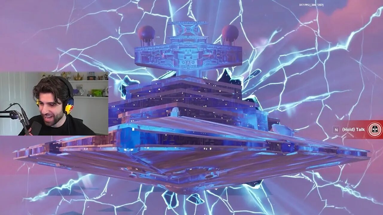 SypherPK Reacts To The New STAR DESTROYER In Fortnite & It Is BROKEN!