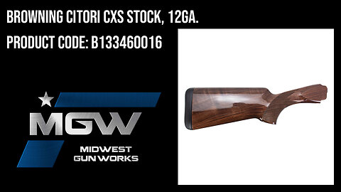 Browning Citori CXS Stock, 12ga. - B133460016