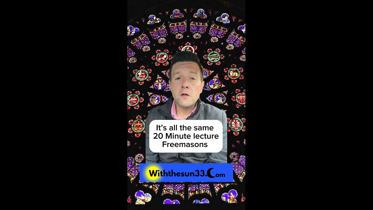 20 minute lecture on Freemasons and the truth