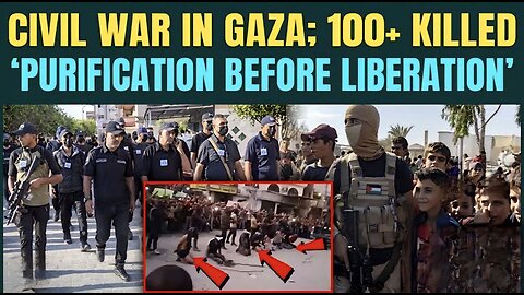 Civil War Erupts in Gaza: Streets Turn Bloody -100+ Killed in Hamas vs Rival Clans| Failed Ceasefire