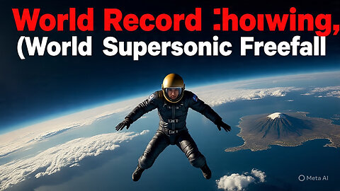I Jumped From Space (World Record Supersonic Freefall)