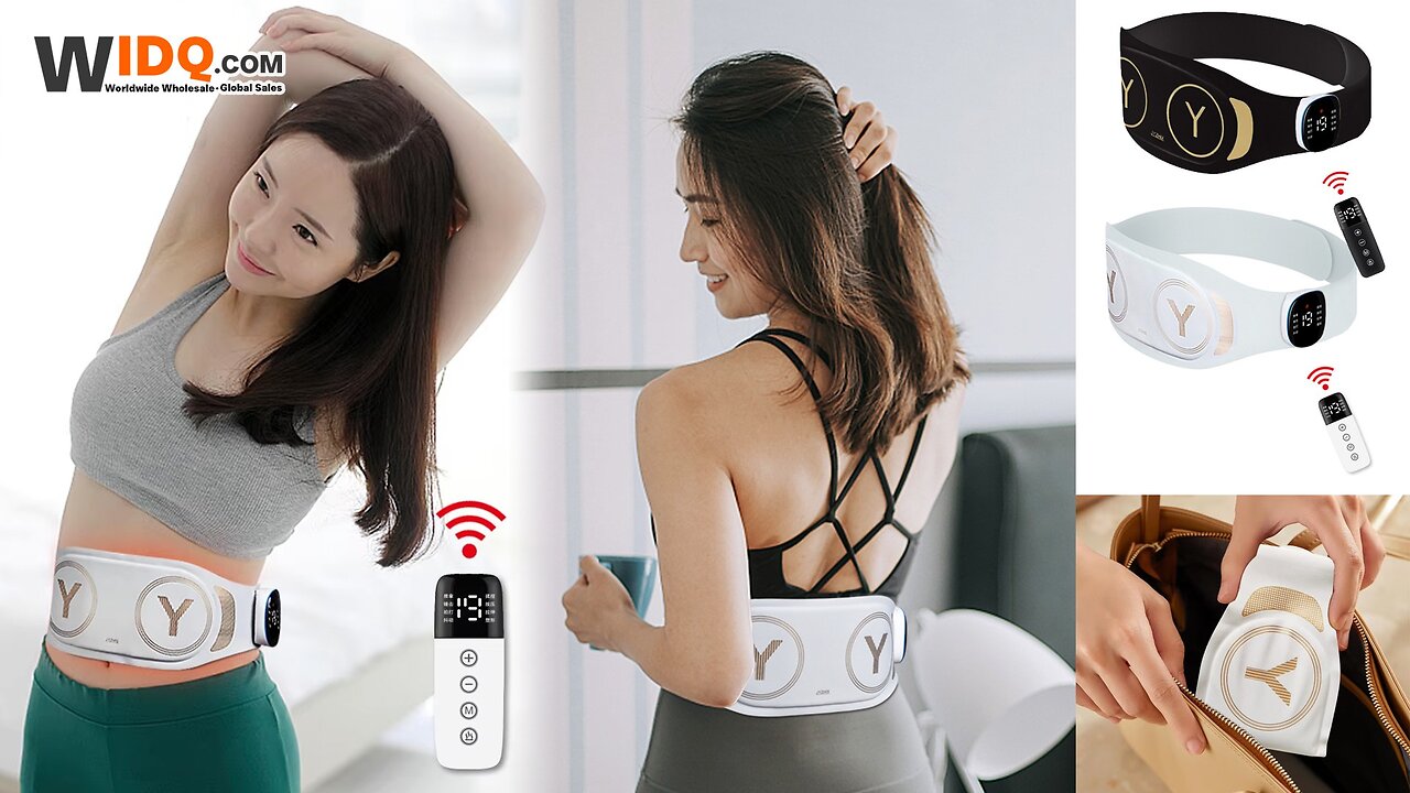 💫 3-in-1 Portable Abdominal Massage Belt 💆