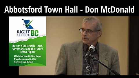 Abbotsford Town Hall - Don McDonald
